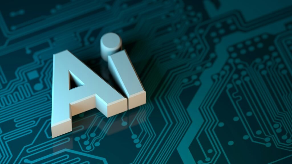 AI technology on circuit board for no-code automation and iPaaS workflow platform Albato